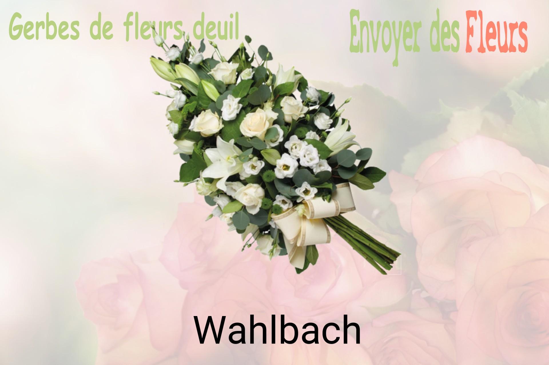 Gerbe de fleurs de deuil livrée à Wahlbach